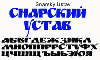 Шрифт Snarsky Ustav
